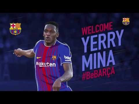 Barcelona le da la bienvenida a Yerry Mina