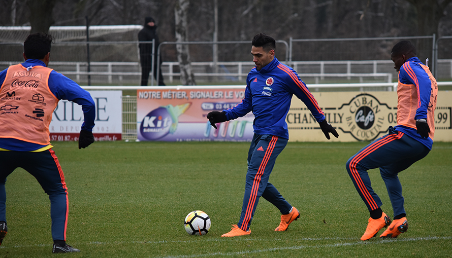 Colombia se entrenó en Francia