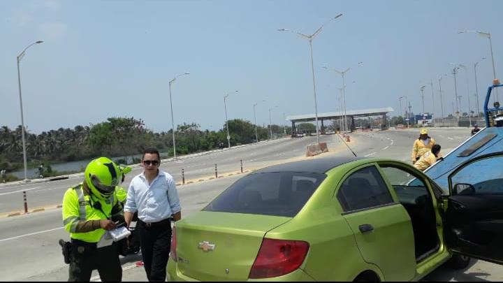 Ex candidato a la cámara por Bogotá volvió a cometer infracción de tránsito, esta vez en Barranquilla