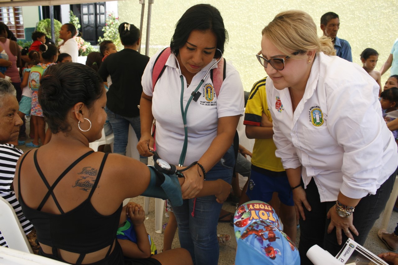 Cachimbero y barrios aledaños se beneficiaron con la Salutón de la Alcaldía de Soledad