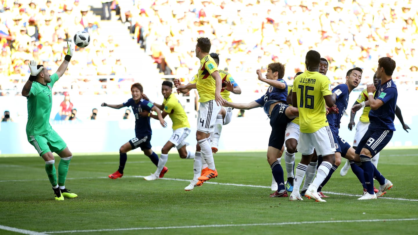 Colombia perdió en el debut mundialista