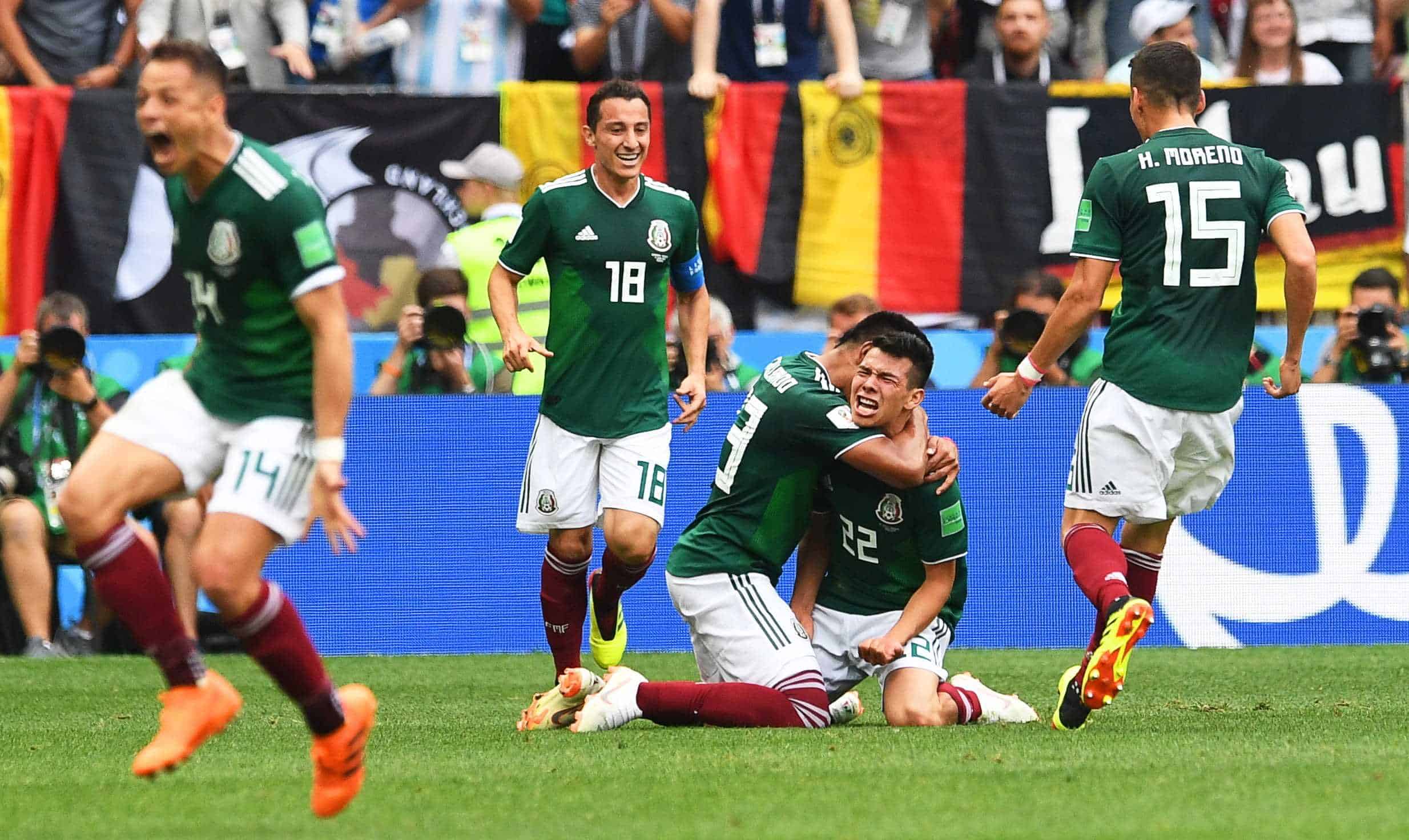 México venció 0-1 a Alemania, actual campeón del mundo