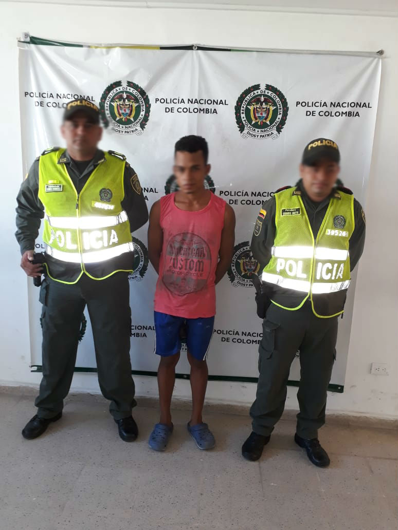 Lo capturan  por lecciones personales y daño en bien ajeno