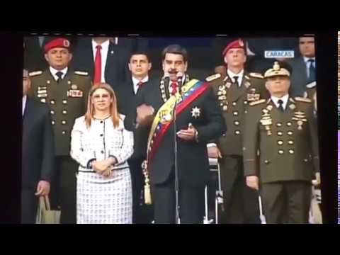 Nicolás Maduro sale ileso de un intento de atentado en Caracas