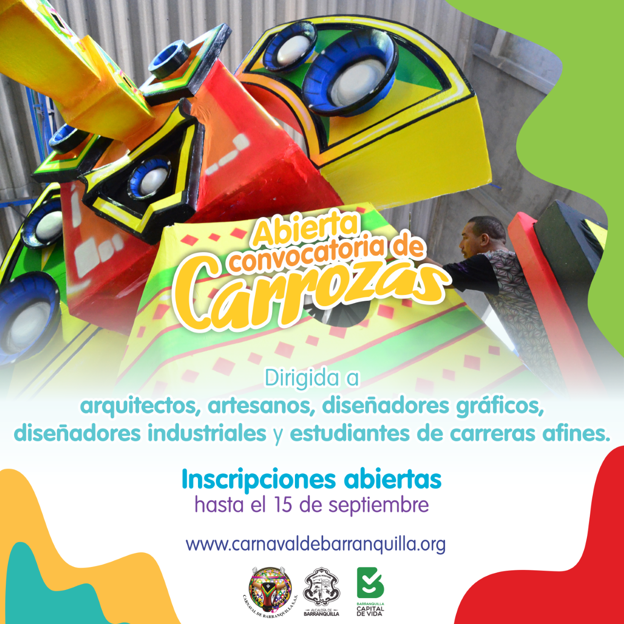 Abierta convocatoria para taller y diseño de carrozas del Carnaval 2019 