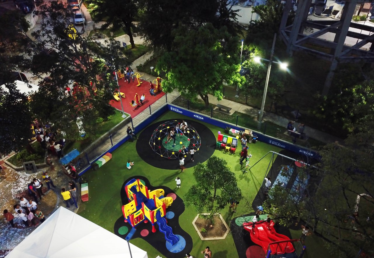 En el nuevo parque Monumento a la Madre nació   el proyecto de escenarios recreodeportivos en Soledad   