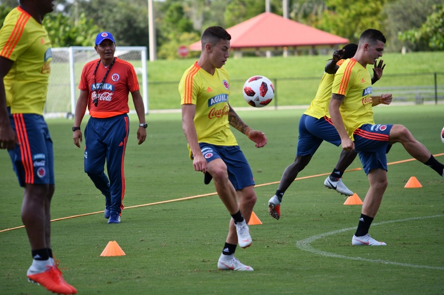 Selección Colombia ultima detalles para enfrentar a Venezuela