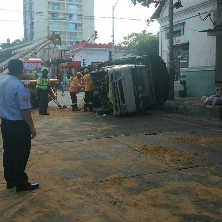 Accidente en el barrio Boston de Barranquilla