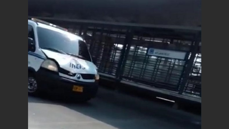Ambulancia mató a un peatón en el barrio Chiquinquirá