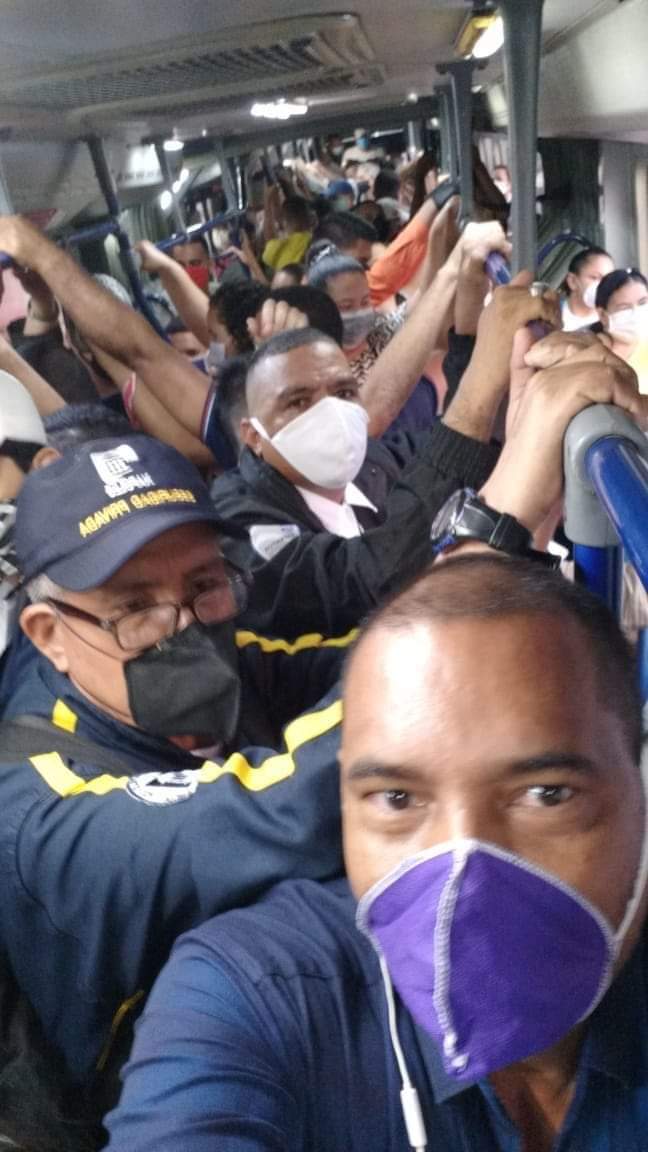 Transmetros llenos de gente ¿cuales son las medidas de prevención?