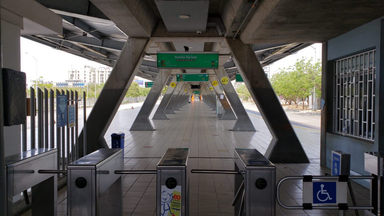 Sigue suspendido el sistema Transmetro