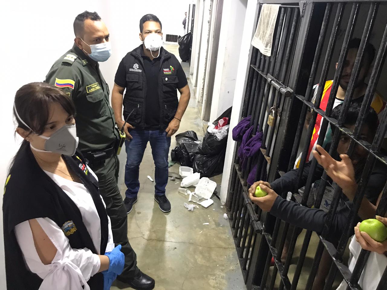 Personeria denuncia que detenidos en carceletas no tienen medidas de protección