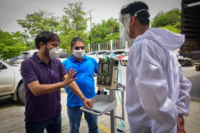 Al recibir 25 nuevos ventiladores, alcalde Jaime Pumarejo reitera llamado al autocuidado