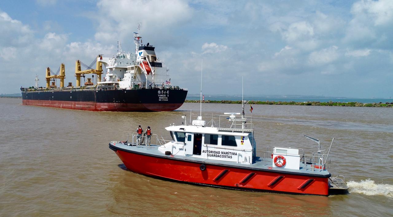 Dimar con todas sus capacidades presente en Bocas de Ceniza por la seguridad marítima