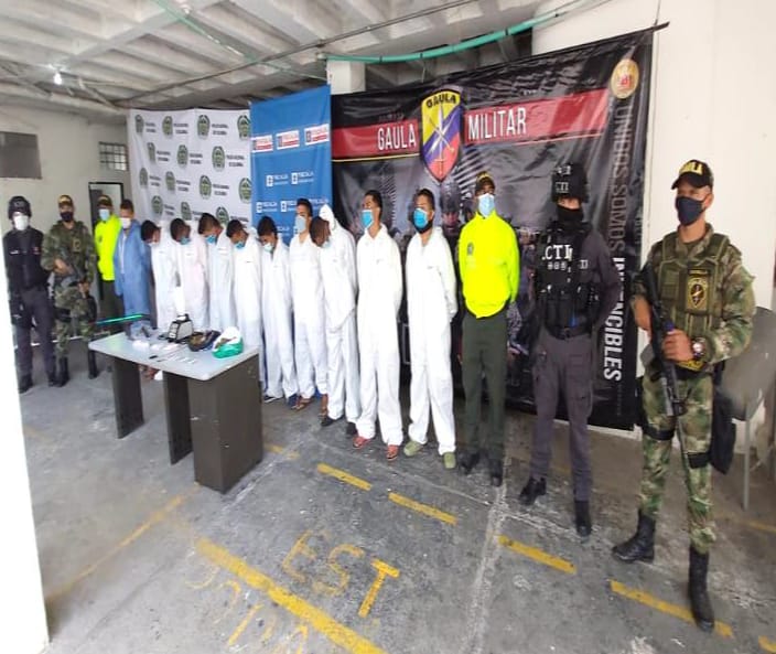 Capturados por el Gaula Militar Magdalena diez presuntos integrantes de banda al servicio de Los Pachencas