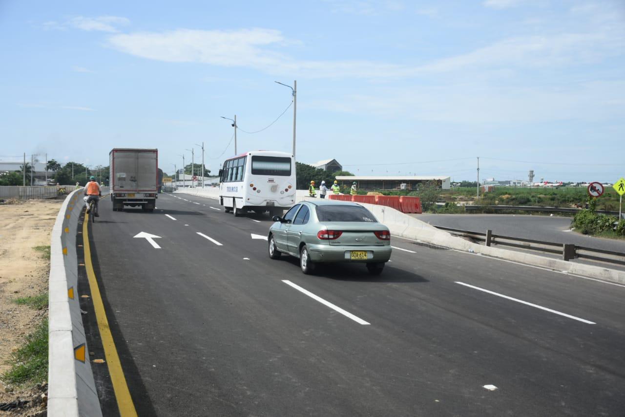Gobernación habilita calzada de la calle 30 sobre el puente La Virgencita