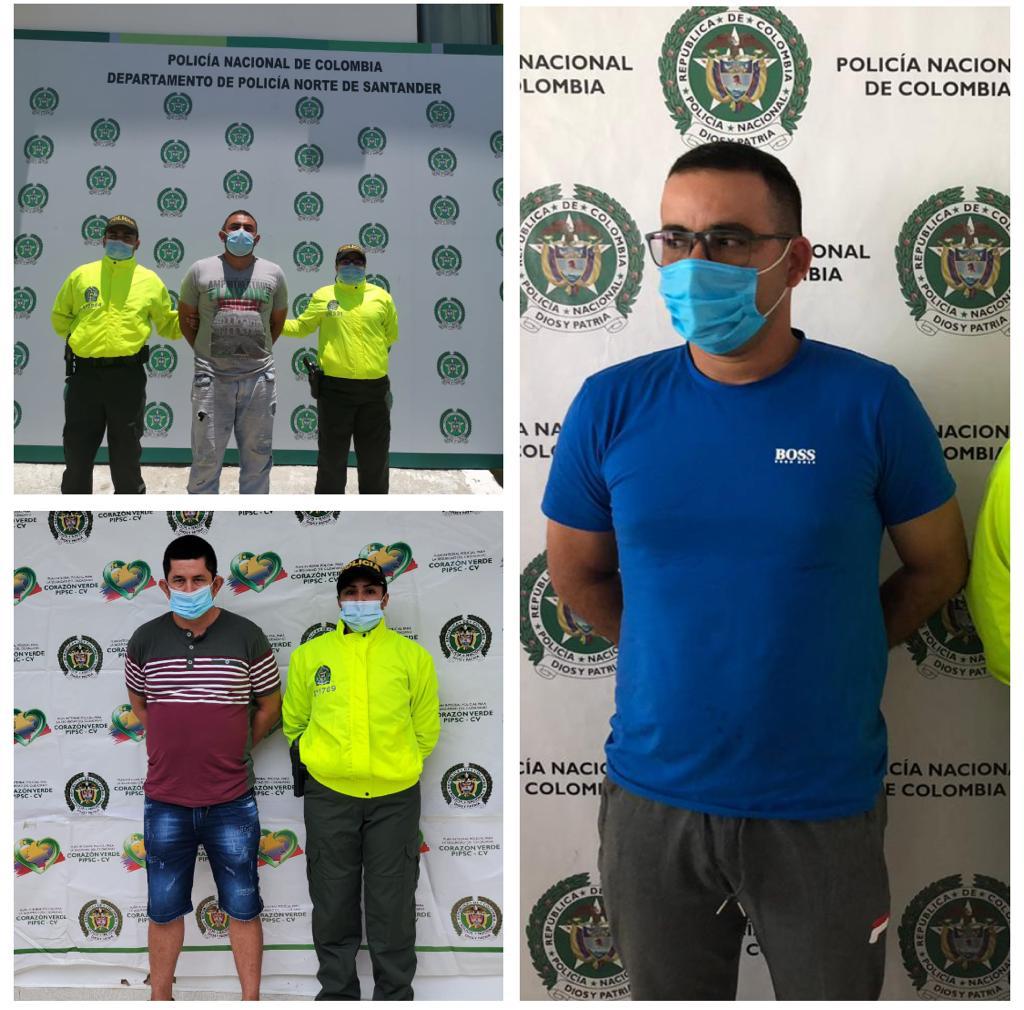CAPTURADOS TRES PRESUNTOS INTEGRANTES DEL ELN PEDIDOS EN EXTRADICIÓN POR NARCOTRÁFICO A ESTADOS UNIDOS.