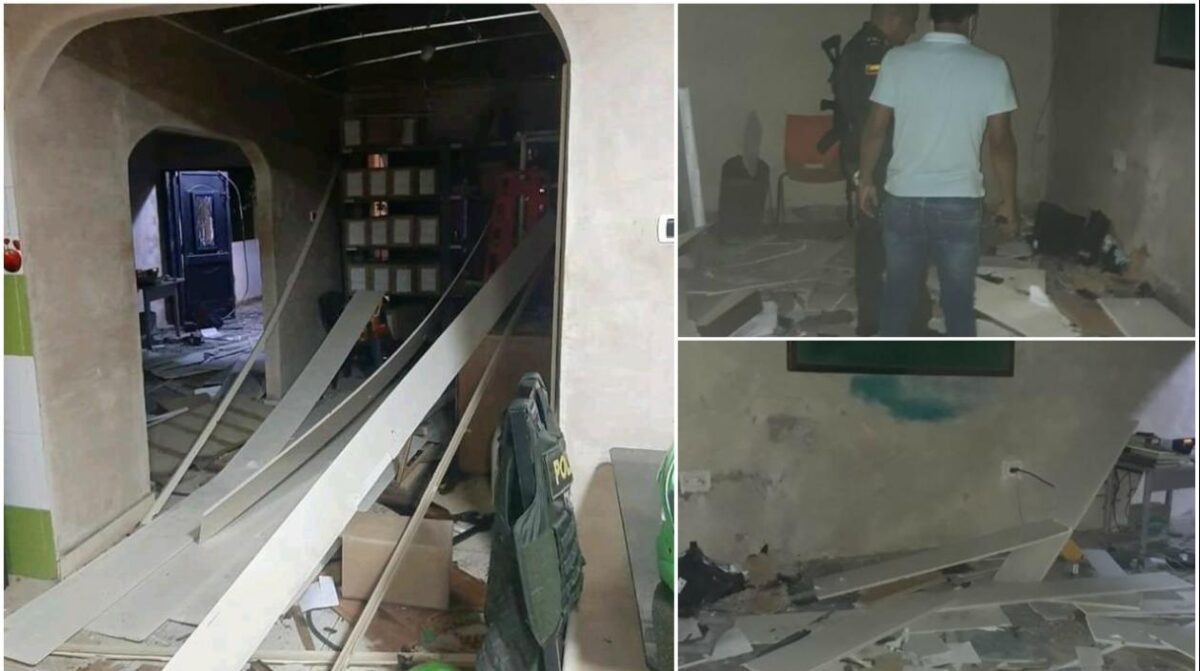 Atentan contra estación de San Roque, en el Cesar