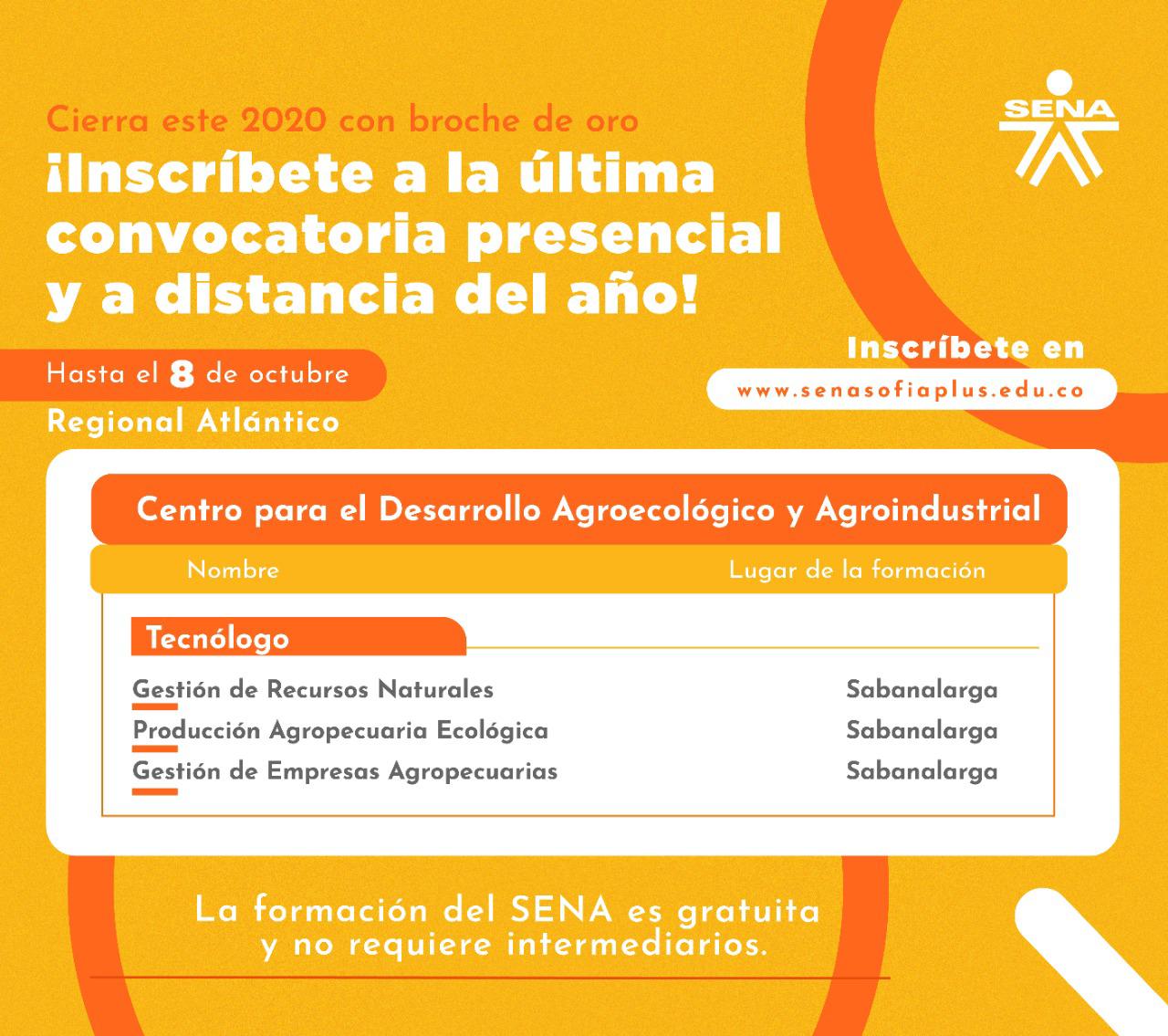 Hasta el 8 de octubre, se extienden inscripciones para estudiar en el SENA