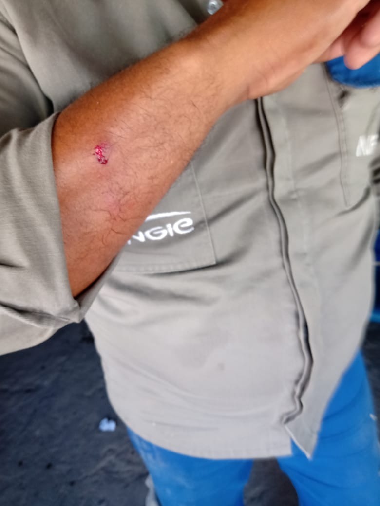 Agreden a contratista de Air-e en el barrio Villanueva