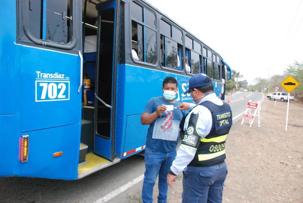Reportan tranquilidad en las vías del departamento durante el aislamiento