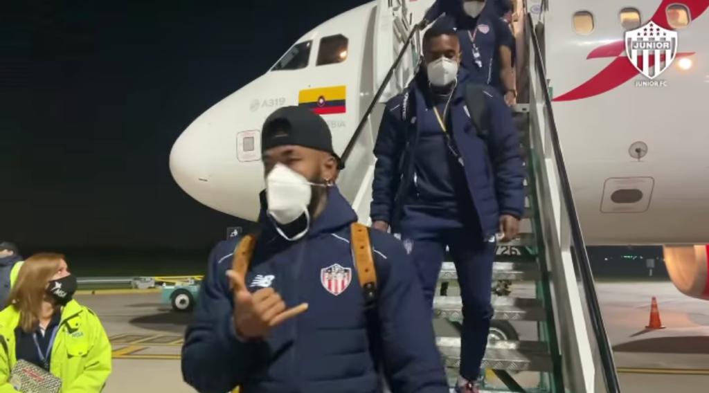 Junior ya está en Argentina
