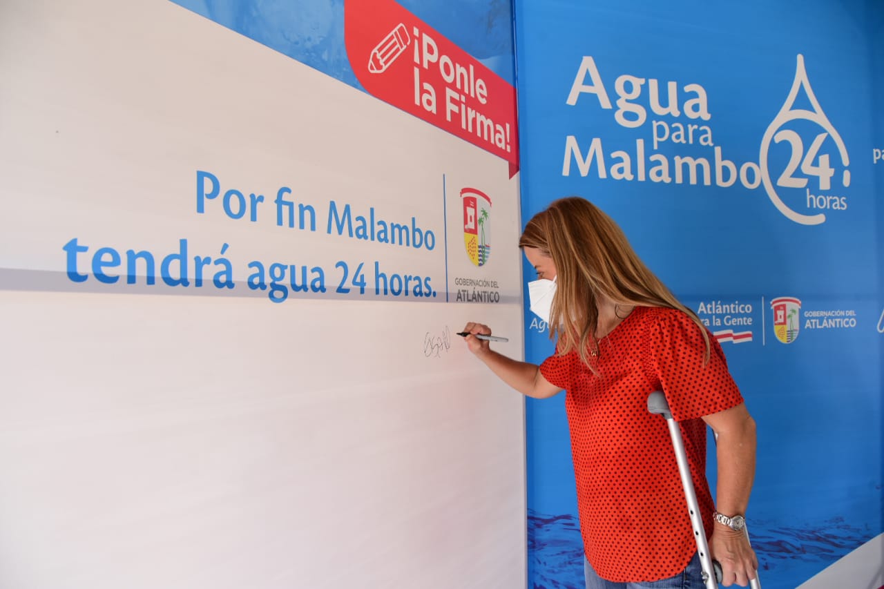 «El servicio de agua las 24 horas será una realidad en Malambo»: Elsa Noguera