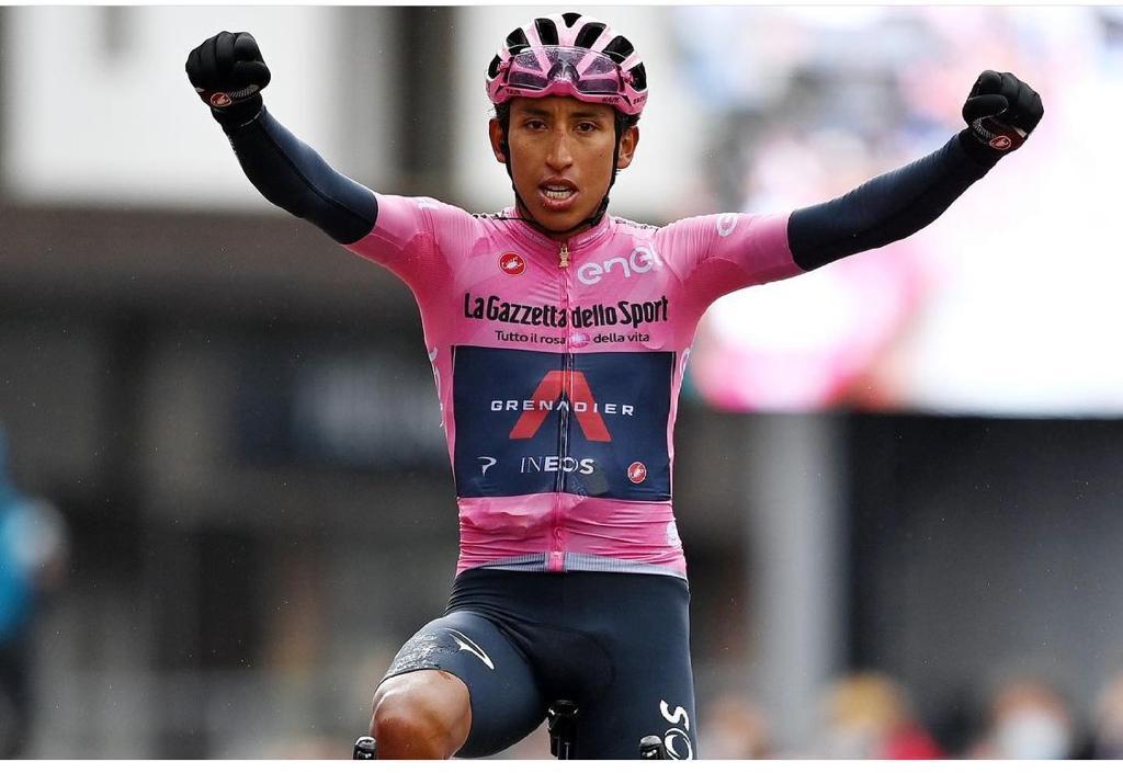 Egan Bernal ganó la etapa reina del Giro de Italia