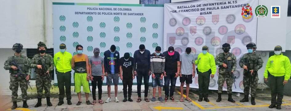 JUDICIALIZADOS 13 PRESUNTOS INTEGRANTES DEL GRUPO DELINCUENCIAL LOS CHAMOS, DEDICADO AL HURTO DE MOTOCICLETAS Y CAMIONETAS EN LOS MUNICIPIOS DE OCAÑA (NORTE DE SANTANDER) Y RIO DE ORO (CESAR)