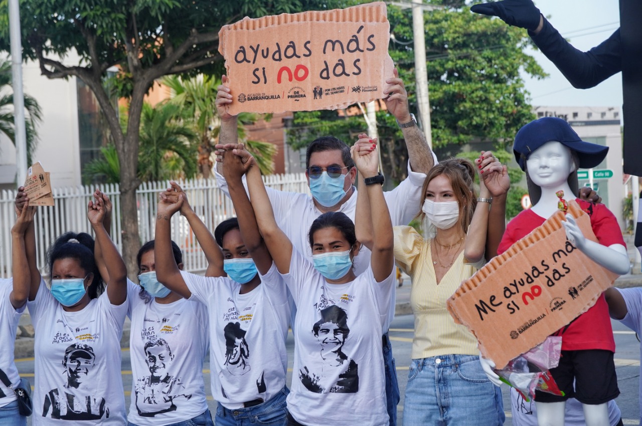 “Ayudas más si no das”: Distrito lanza nueva etapa del proyecto Por los niños del semáforo