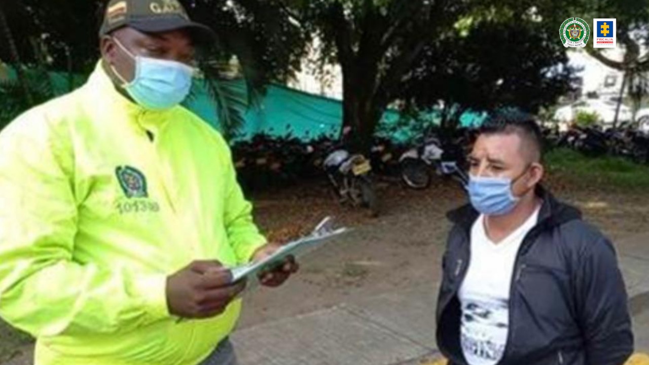 ASEGURADO SUPUESTO INTEGRANTE DE LA ESTRUCTURA DISIDENTE DAGOBERTO RAMOS POR SU PRESUNTA PARTICIPACIÓN EN ATENTADO CONTRA SENADOR INDÍGENA EN CAUCA
