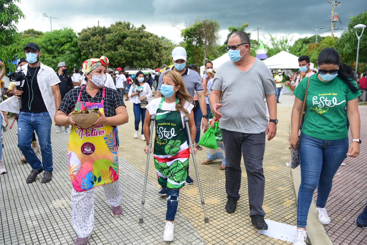 Matronas de Pital de Megua vendieron 21 mil unidades en el piloto presencial del Festival del Pastel