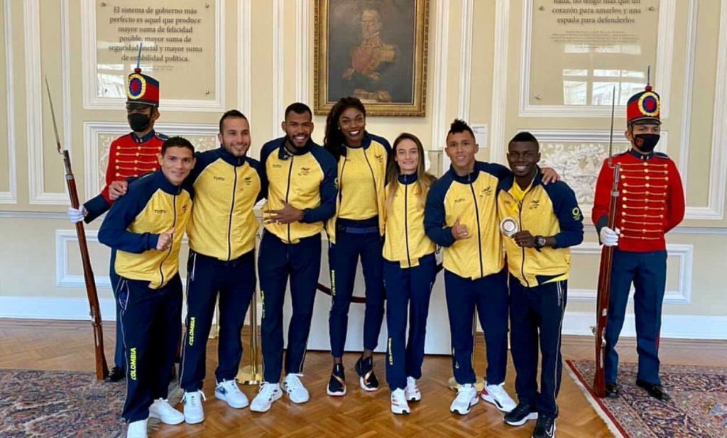‘Para nosotros, ustedes serán siempre héroes y heroínas’, dijo el Presidente Duque al rendir homenaje a deportistas olímpicos de Tokio 2020