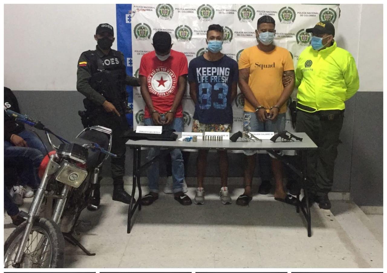 Policía Captura a tres implicados en el homicidio de conductor y extorsiones a transportadores