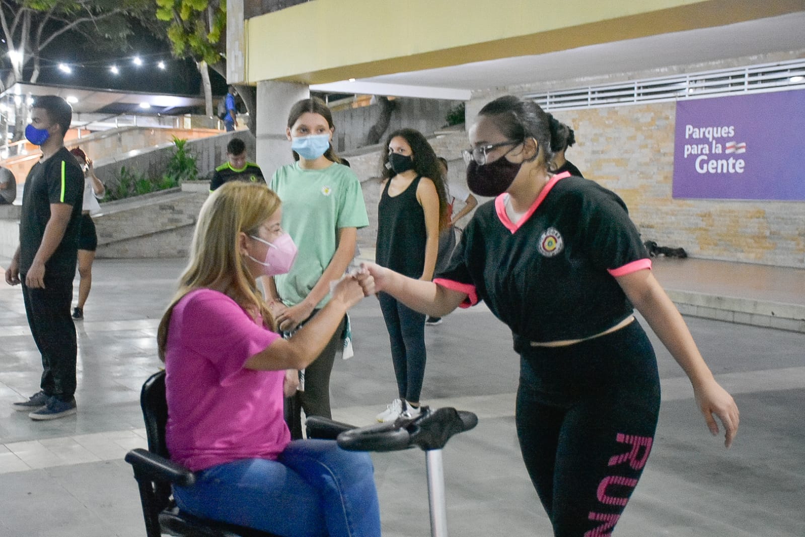 «Con la oferta de Indeportes, la Plaza de la Paz recobra vida como la Plaza del deporte y la recreación»: Elsa Noguera