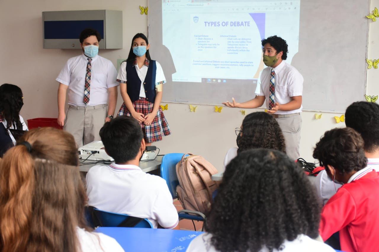 Gobernación socializó piloto del Modelo de Naciones Unidas a colegios oficiales en Puerto Colombia