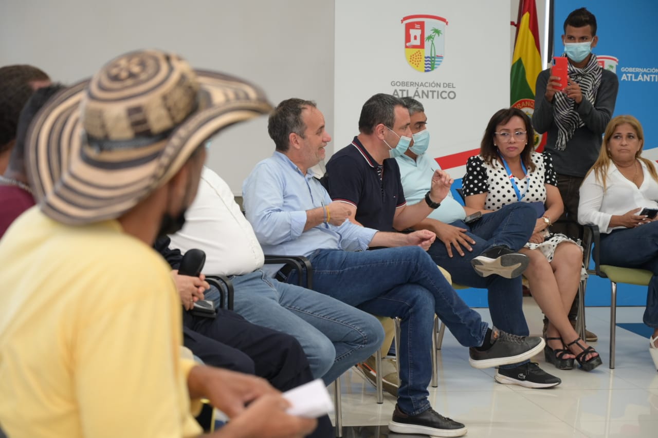 Gobernación del Atlántico continúa apoyando obras de mitigación en el Canal del Dique