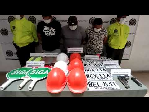 Capturados cinco integrantes del grupo delincuencial “Los Volqueteros” en el Atlántico