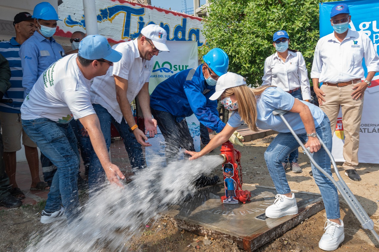 “14 municipios del Atlántico ya cuentan con agua potable 24 horas, siete días a la semana, en sus cabeceras”: Elsa Noguera