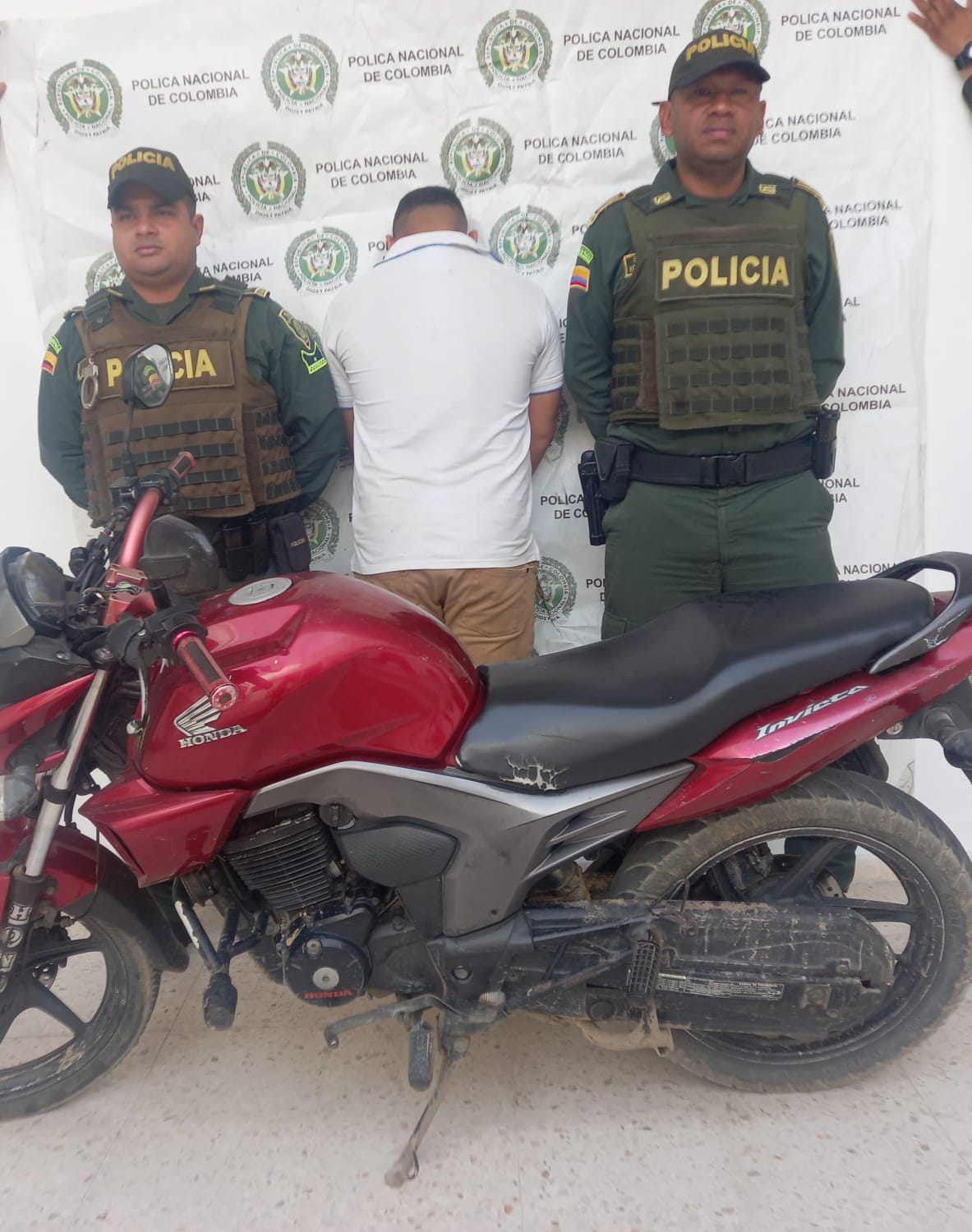 CAPTURADO POR RECEPTACIÓN EN PALMAR DE VARELA