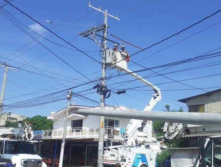 Ejecutan trabajos eléctricos en diferentes sectores de Soledad