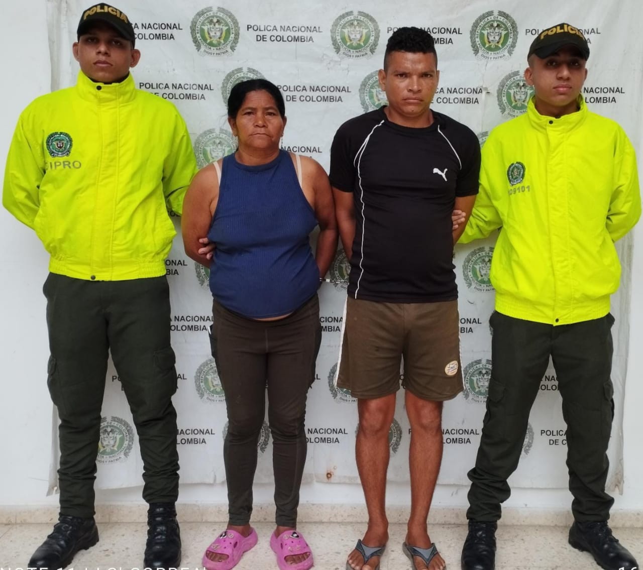 Capturados un hombre y una mujer mediante orden judicial por los presuntos delitos de acceso carnal violento y acto sexual con menor de 14 años