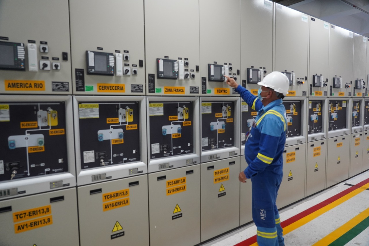 Labores de mejora eléctrica en la subestación Cordialidad