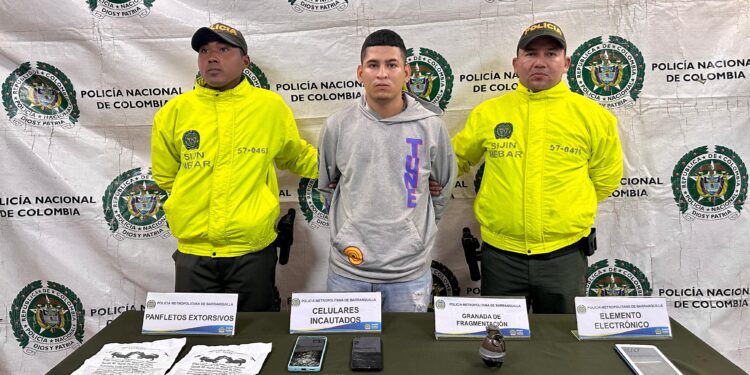 ALIAS ‘OMARCITO’ CAYÓ CON UNA GRANADA EN VILLANUEVA