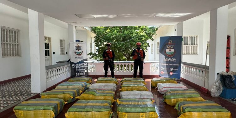 MÁS DE MEDIA TONELADA DE MARIHUANA INCAUTADA EN PUERTO COLOMBIA
