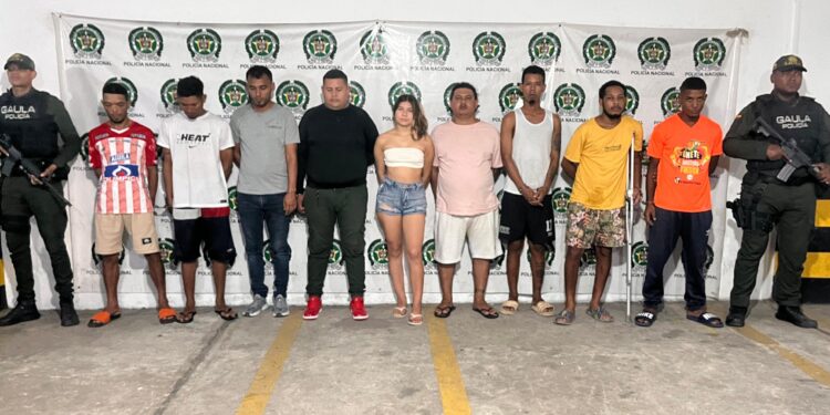 GOLPE A ‘LOS COSTEÑOS’: NUEVE CAPTURADOS DELINQUÍAN EN BARRANQUILLA, SOLEDAD Y MALAMBO