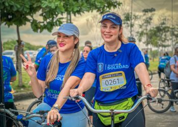 Soledad a ritmo de bicicleta le dijo NO al cambio climático
