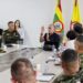 Consejo de seguridad en la Gobernación: Policía del Atlántico y Policía Metropolitana presentan sus planes operativos para el Carnaval 2025