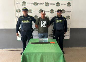 Policía Nacional captura a una persona por el delito de Lesiones personales en el municipio de Luruaco