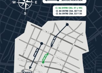 Distrito implementa cambios viales por obras en la calle 85